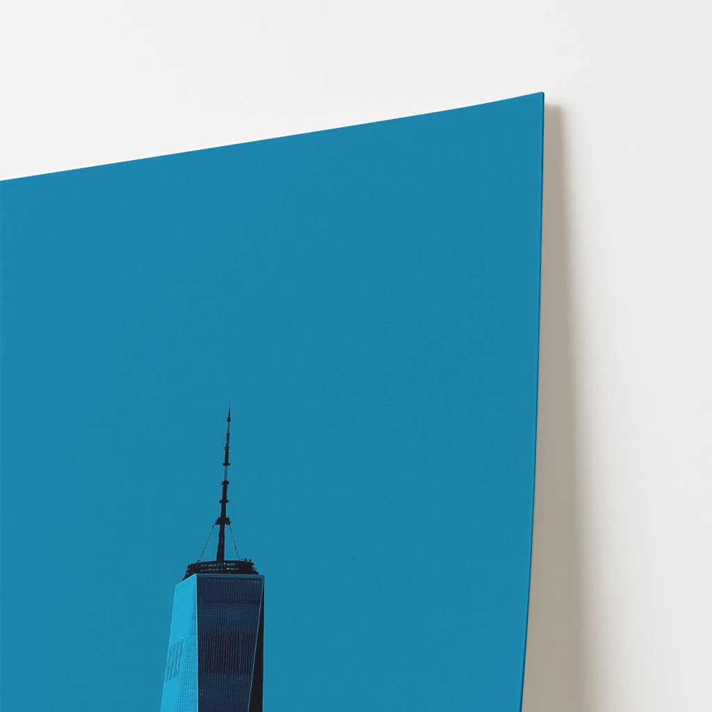 One World Trade Center New York America Travel Poster