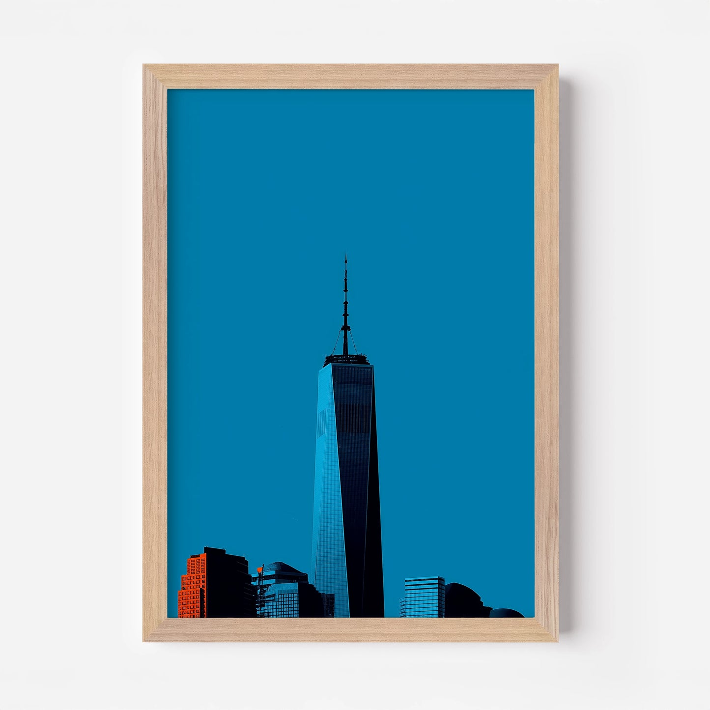 One World Trade Center New York America Travel Poster