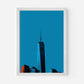 One World Trade Center New York America Travel Poster