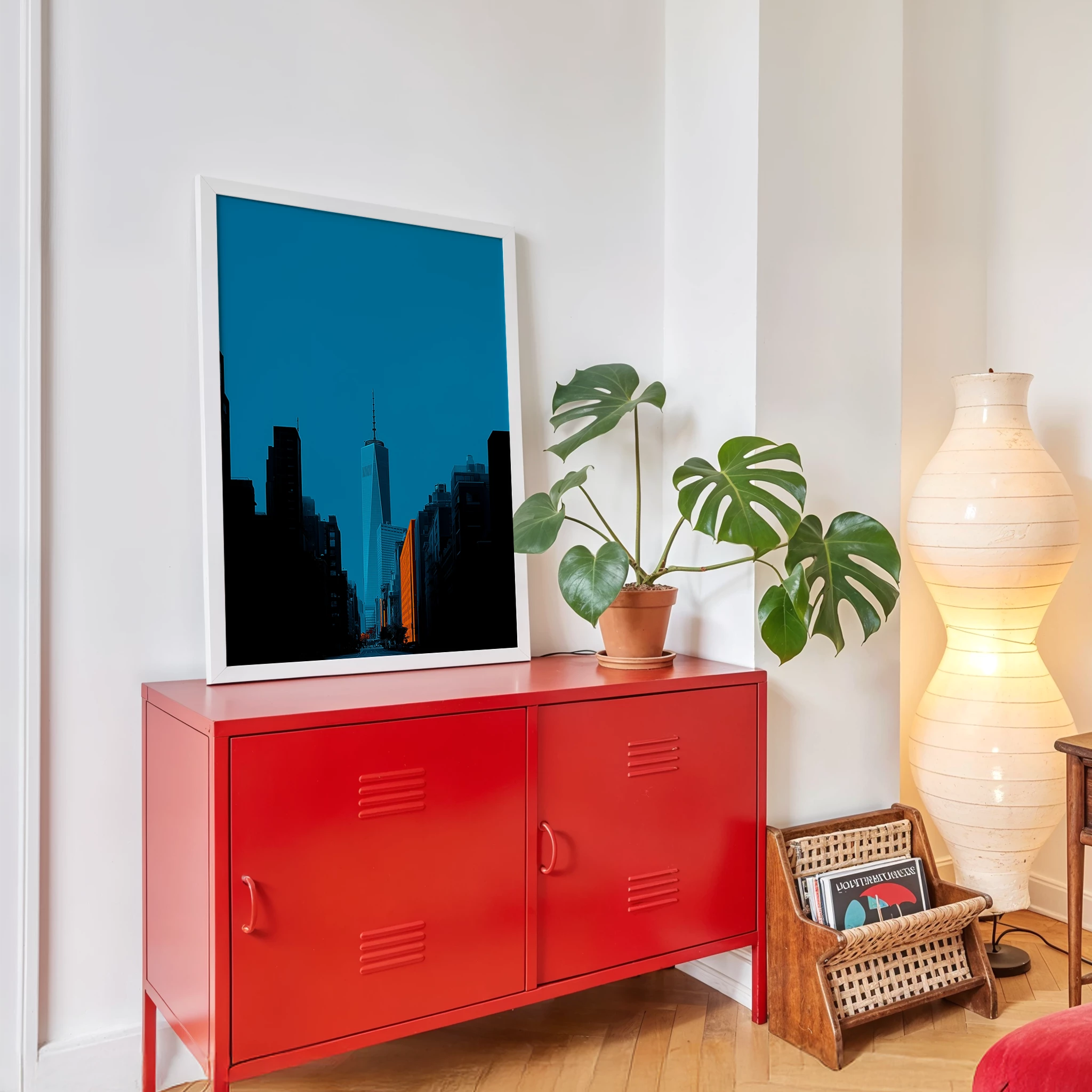 One World Trade Center New York America Travel Poster