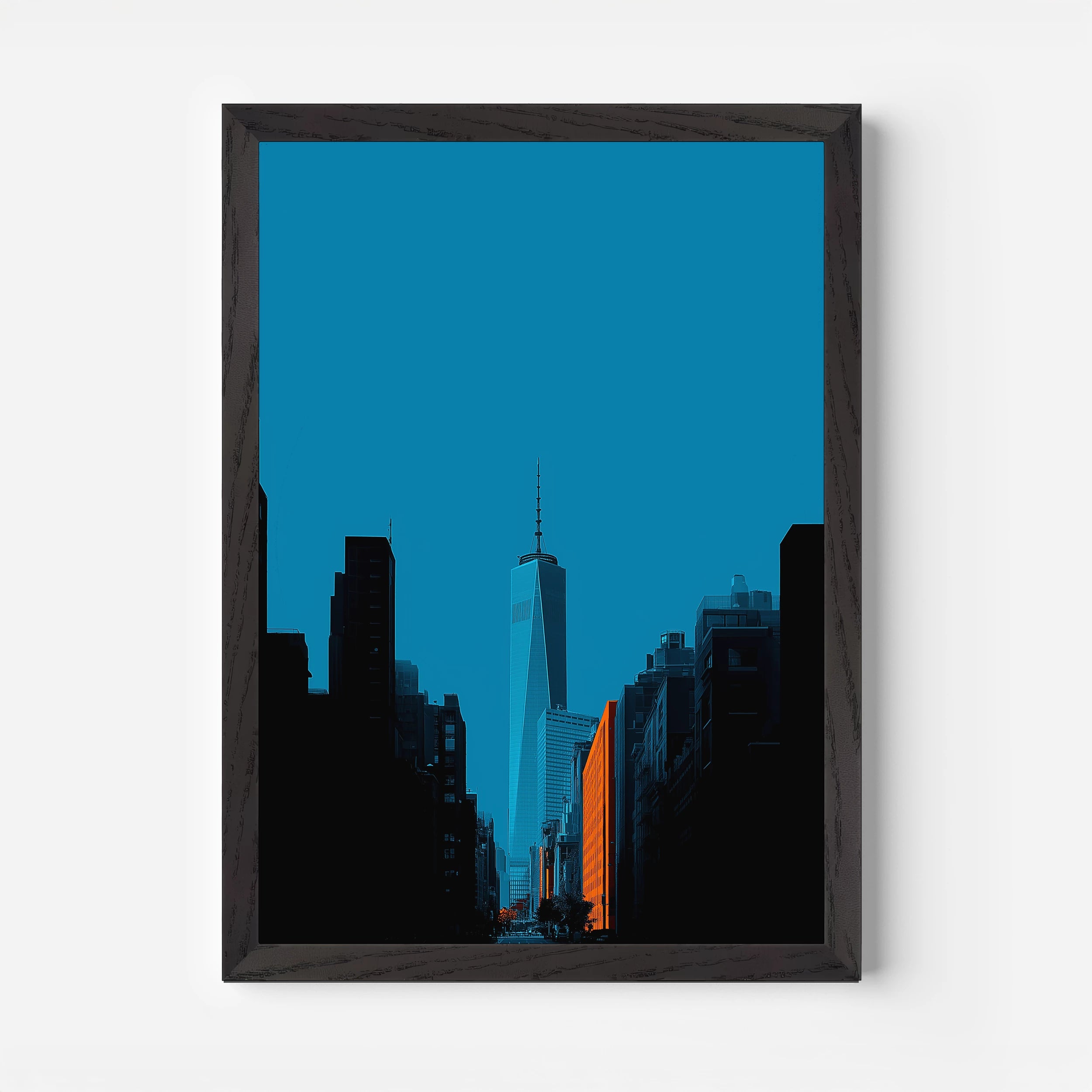 One World Trade Center New York America Travel Poster