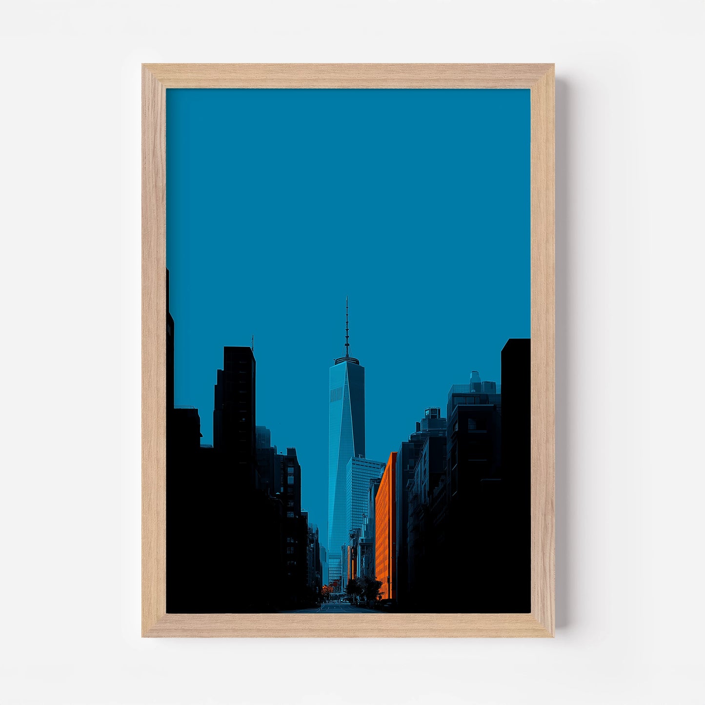 One World Trade Center New York America Travel Poster