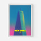 One World Trade Center New York Manhattan America Travel Poster