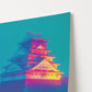 Osaka Castle Night Glow Osaka Japan Asia Travel Poster