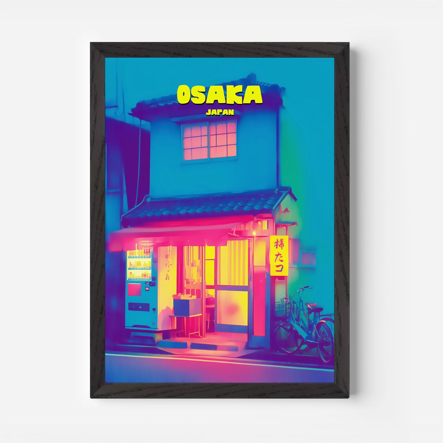 Osaka Japan Asia Travel Poster