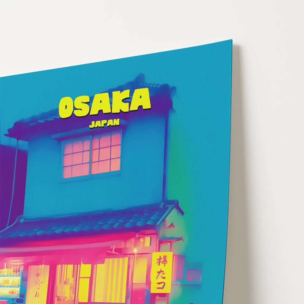 Osaka Japan Asia Travel Poster