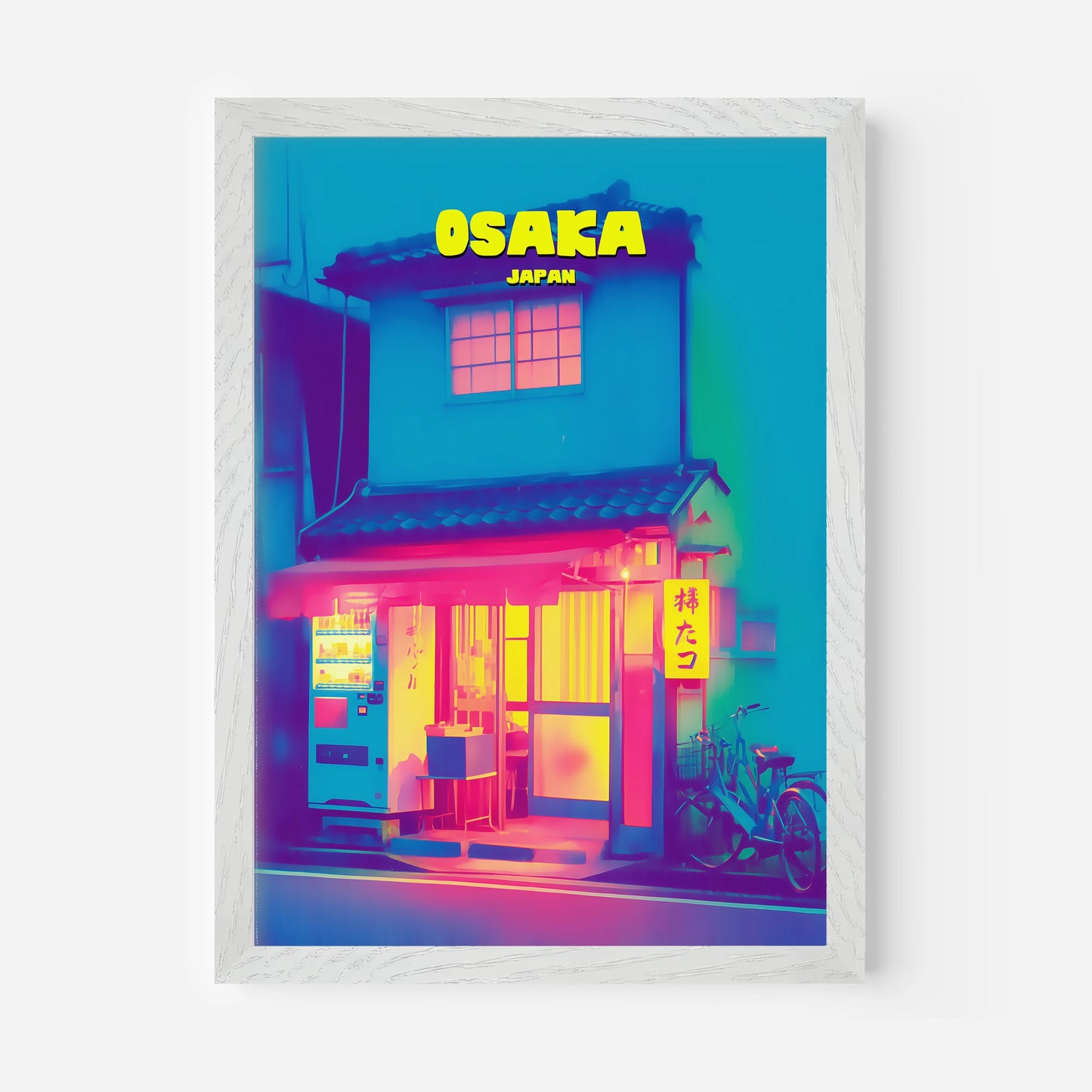 Osaka Japan Asia Travel Poster