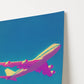 Plane Flight Travel Poster