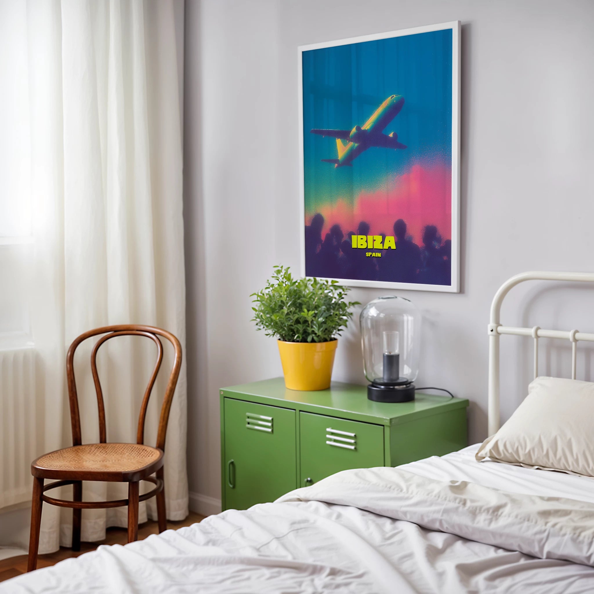 Ibiza Spain Europe Travel Poster