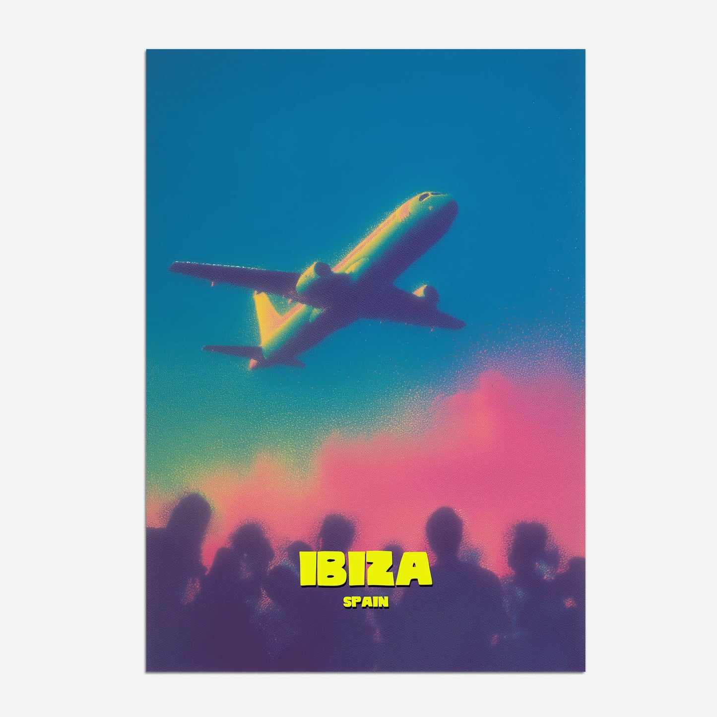 Ibiza Spain Europe Travel Poster