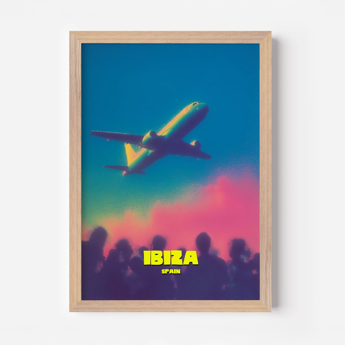 Ibiza Spain Europe Travel Poster