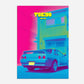 Tokyo Nissan Skyline Japan Asia Travel Poster