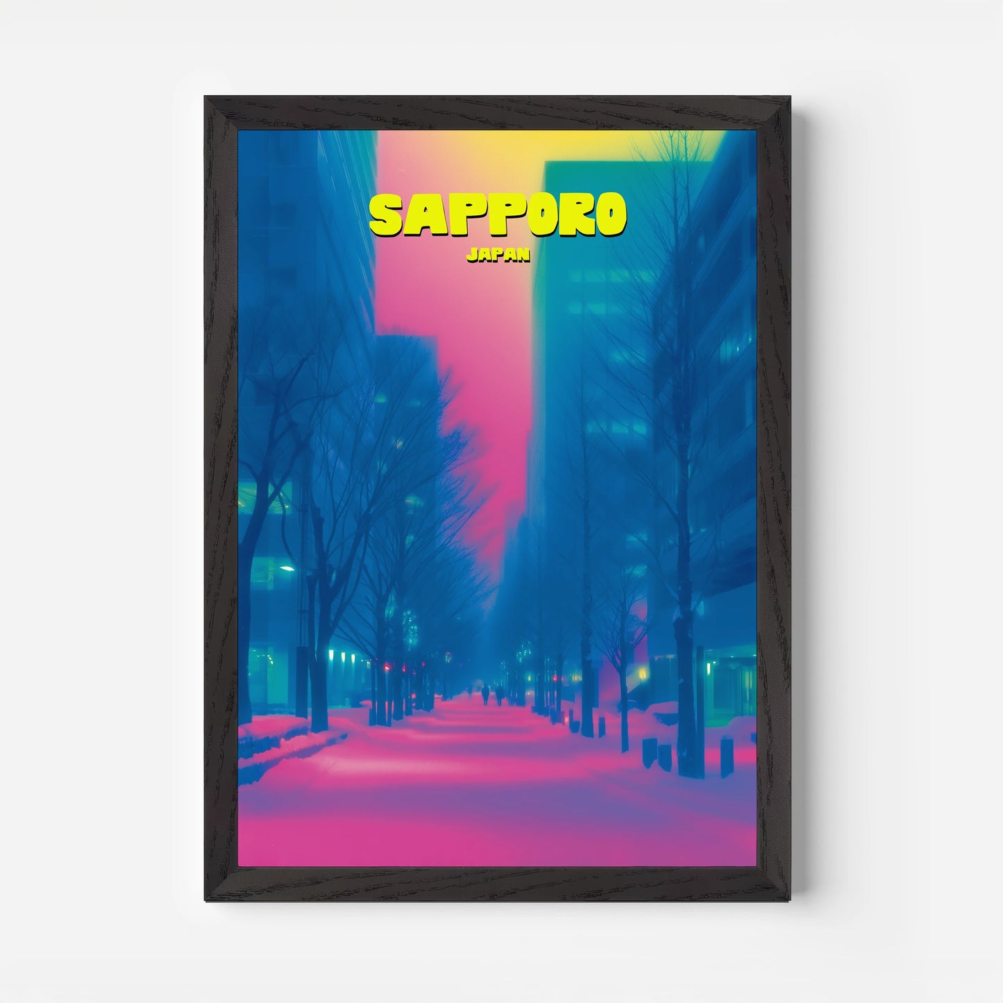 Sapporo Japan Asia Travel Poster