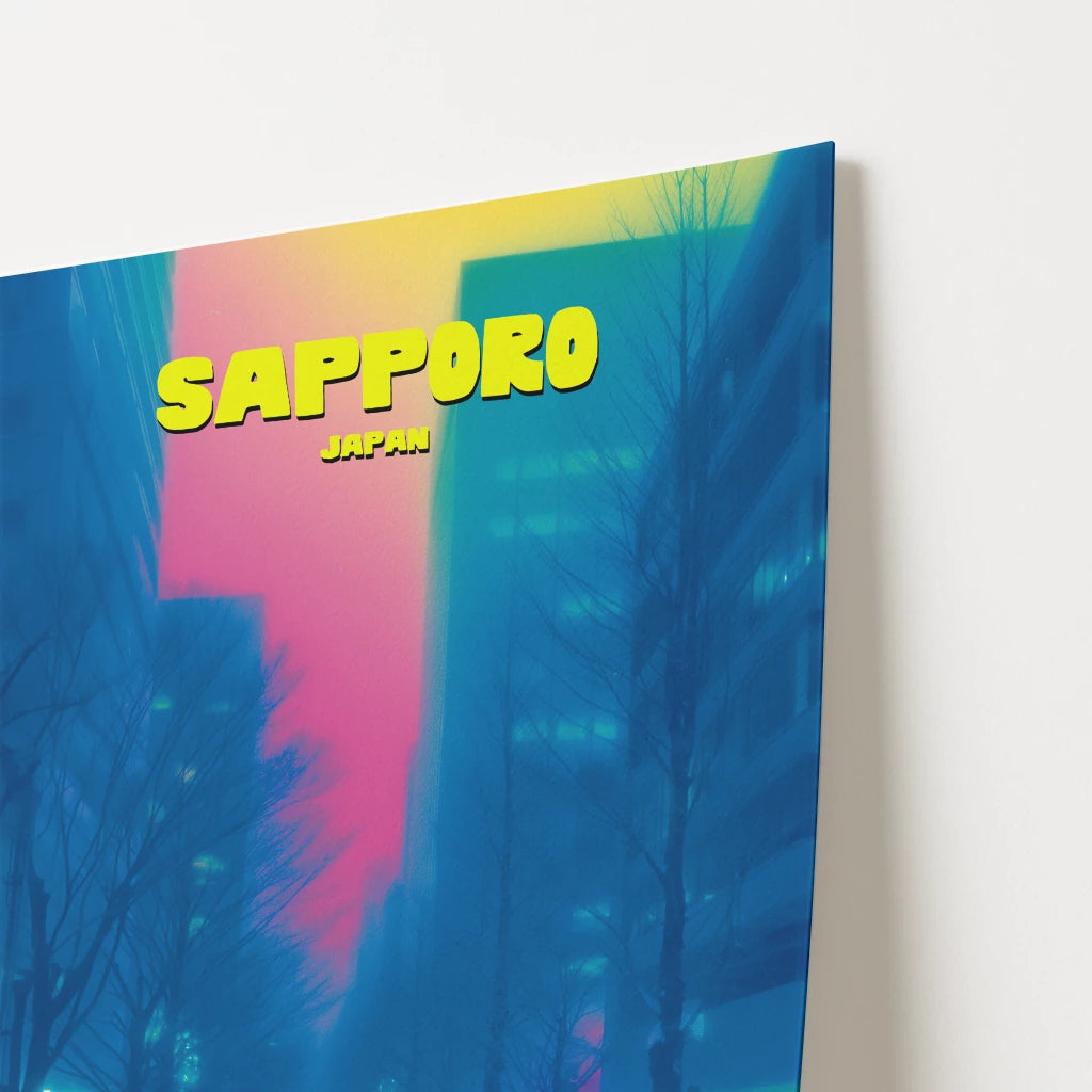 Sapporo Japan Asia Travel Poster