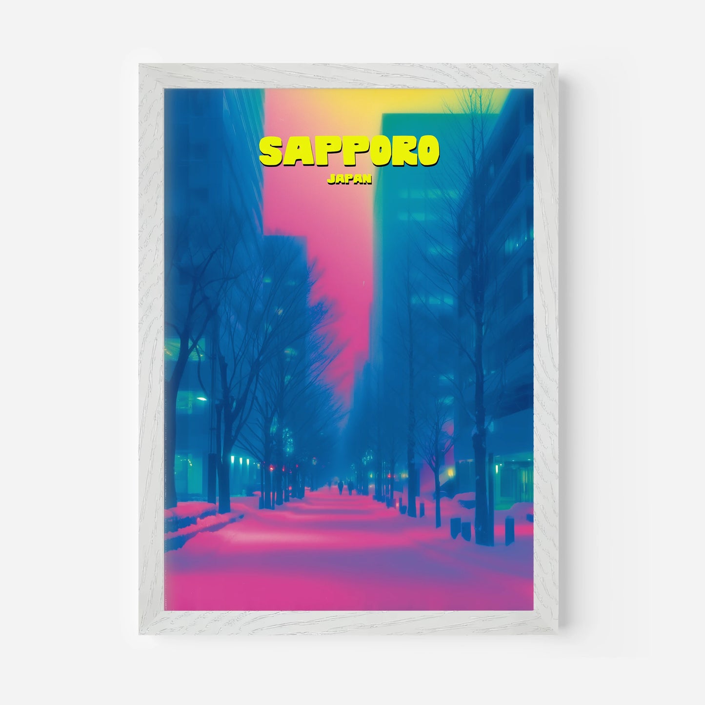 Sapporo Japan Asia Travel Poster