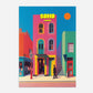 Soho London England Travel Poster