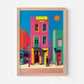 Soho London England Travel Poster