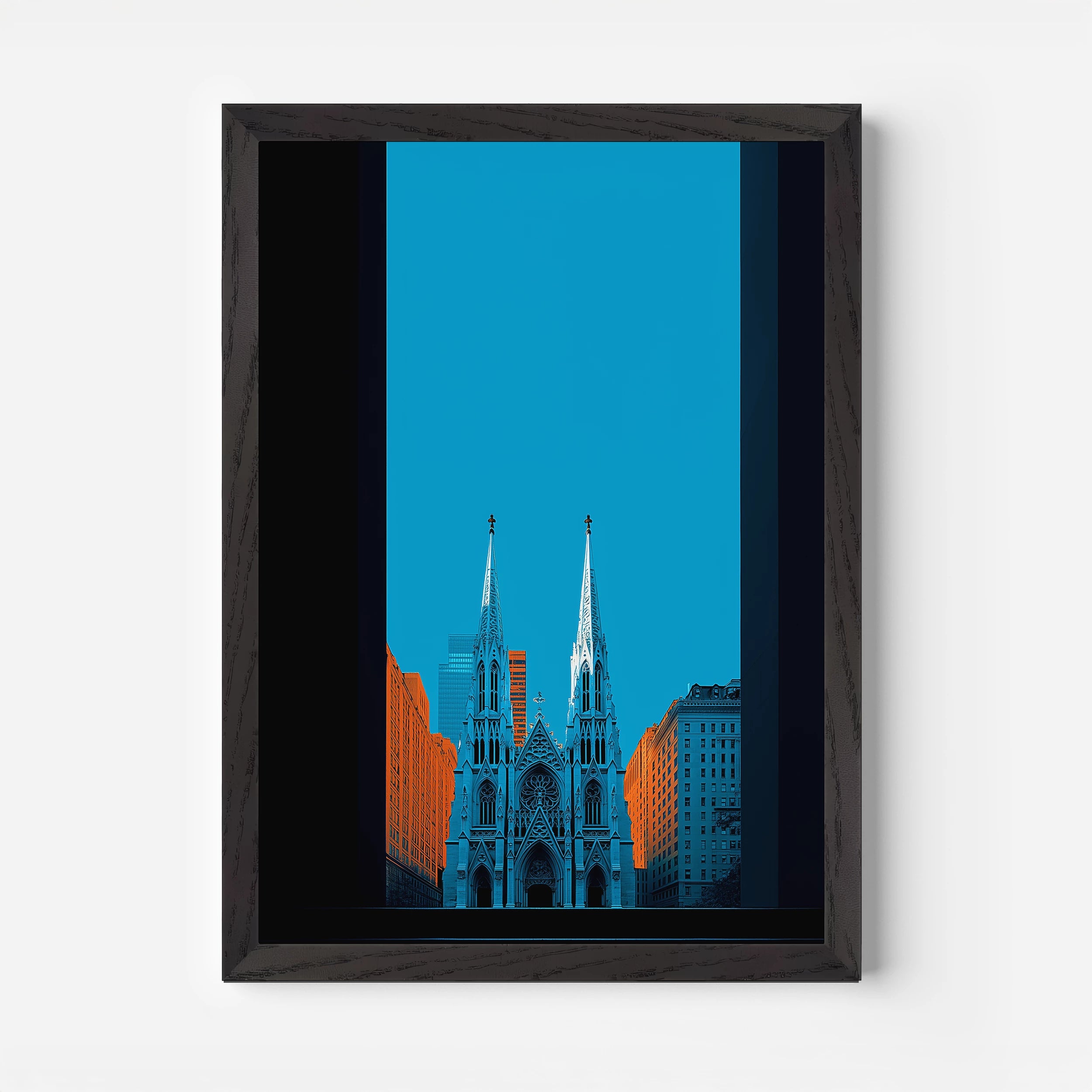 St. Patrick's Cathedral New York America Travel Poster