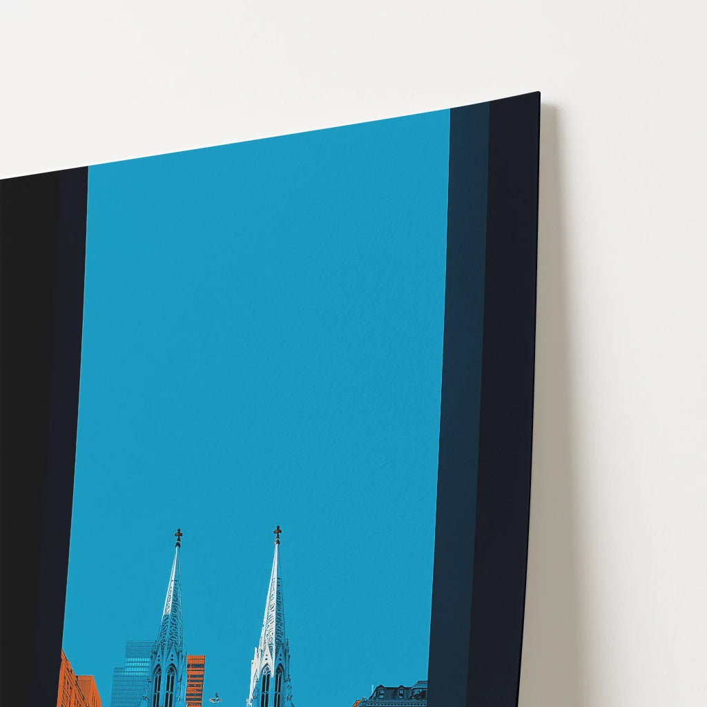 St. Patrick's Cathedral New York America Travel Poster