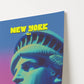 Statue Of Liberty New York Manhattan America Travel Poster