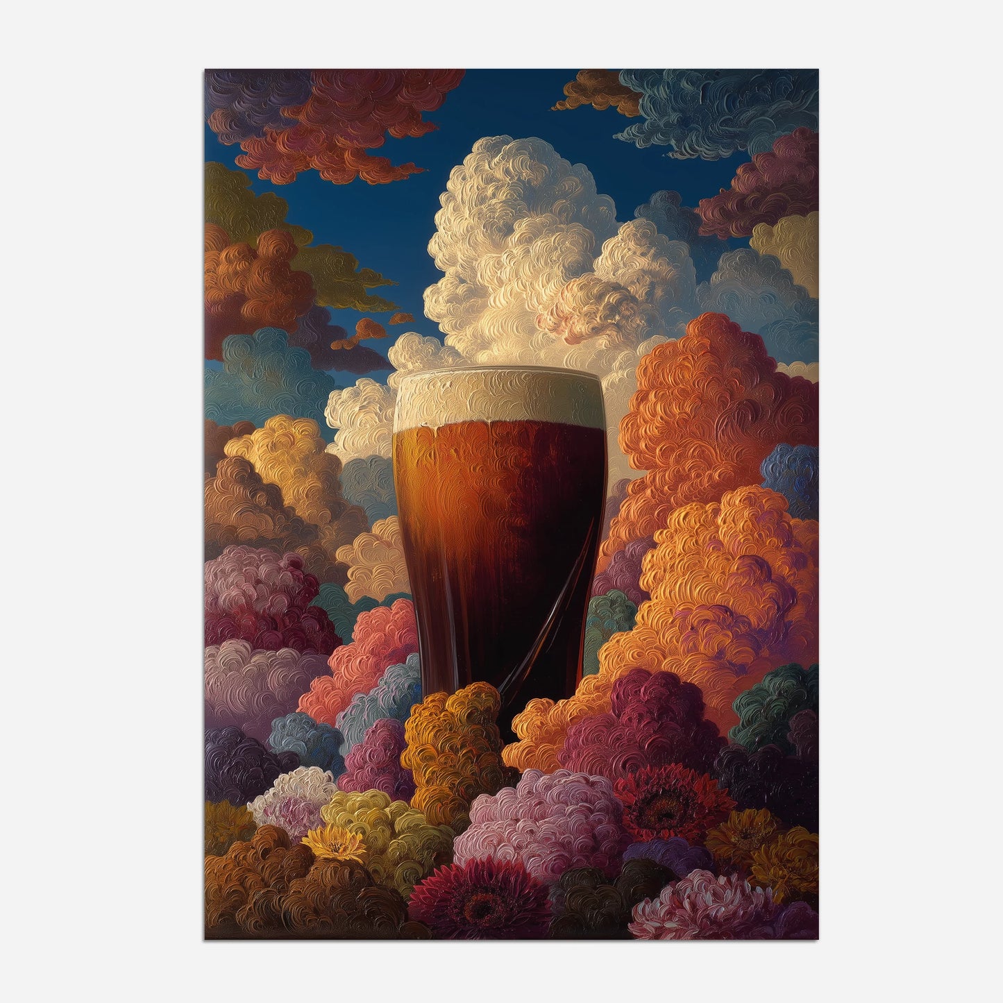 Guinness Clouds Drink Poster