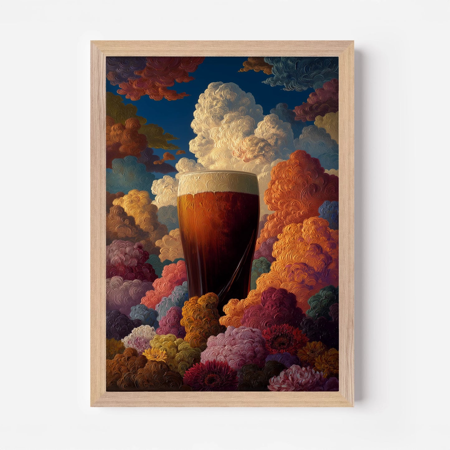 Guinness Clouds Drink Poster
