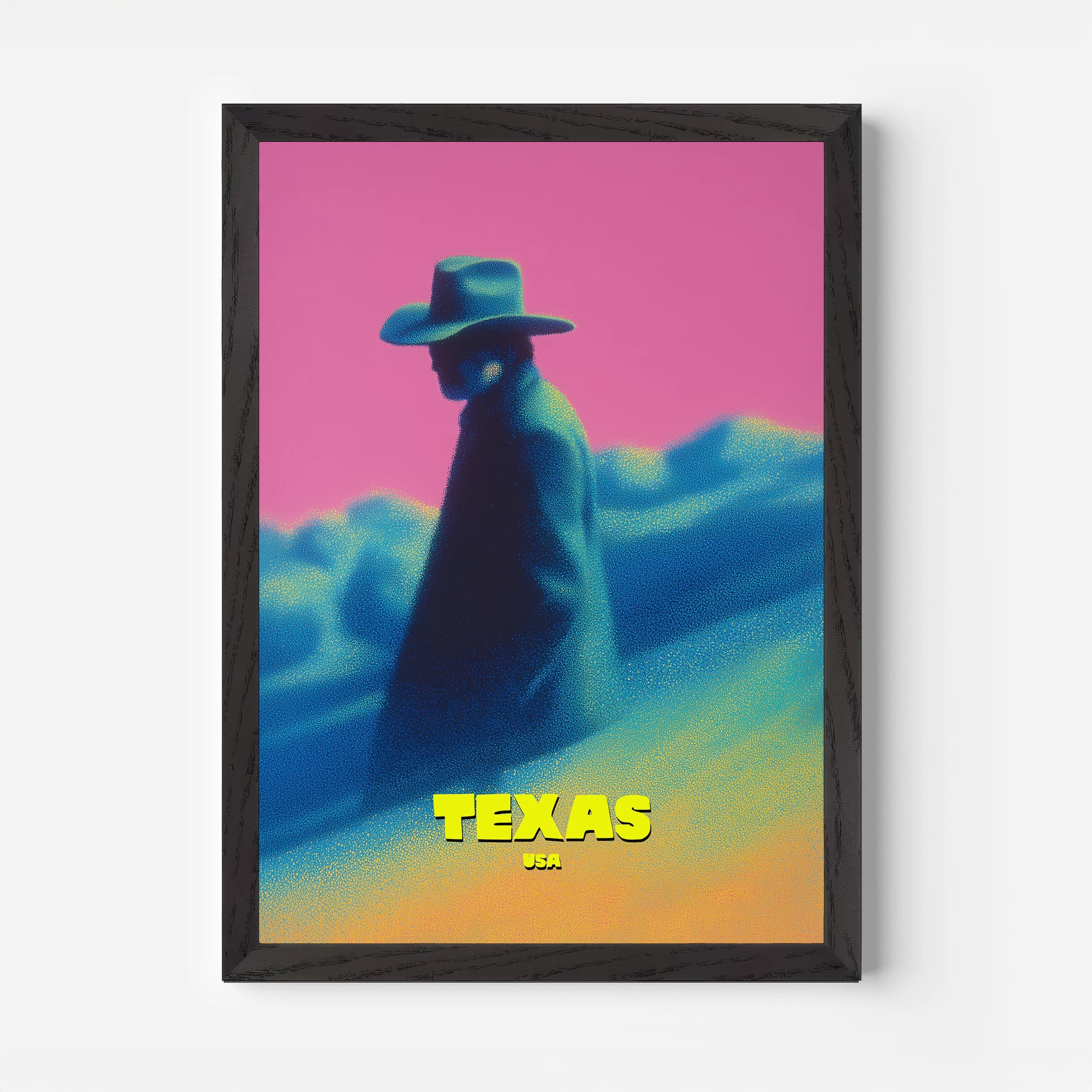 Texas America Travel Poster