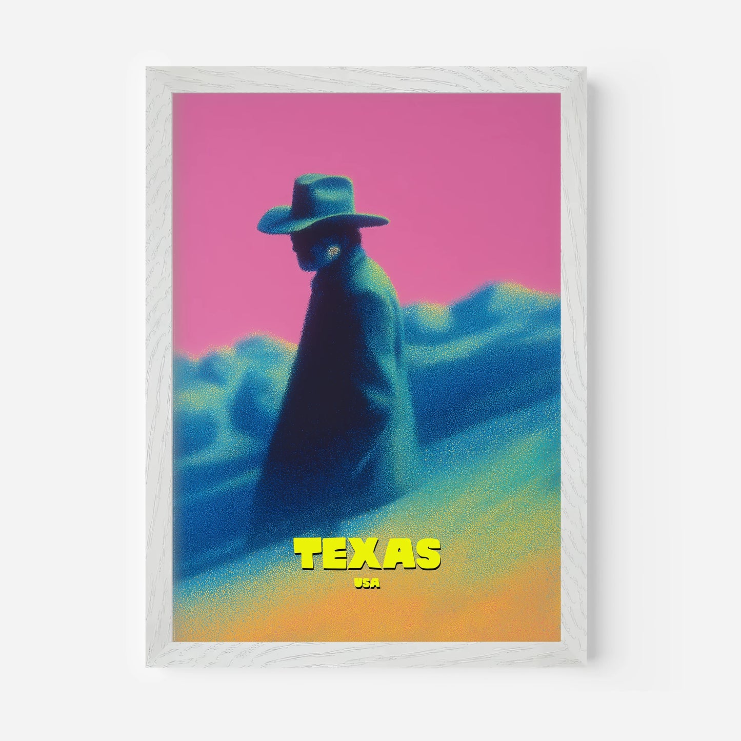 Texas America Travel Poster