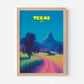 Texas America Travel Poster