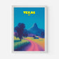 Texas America Travel Poster