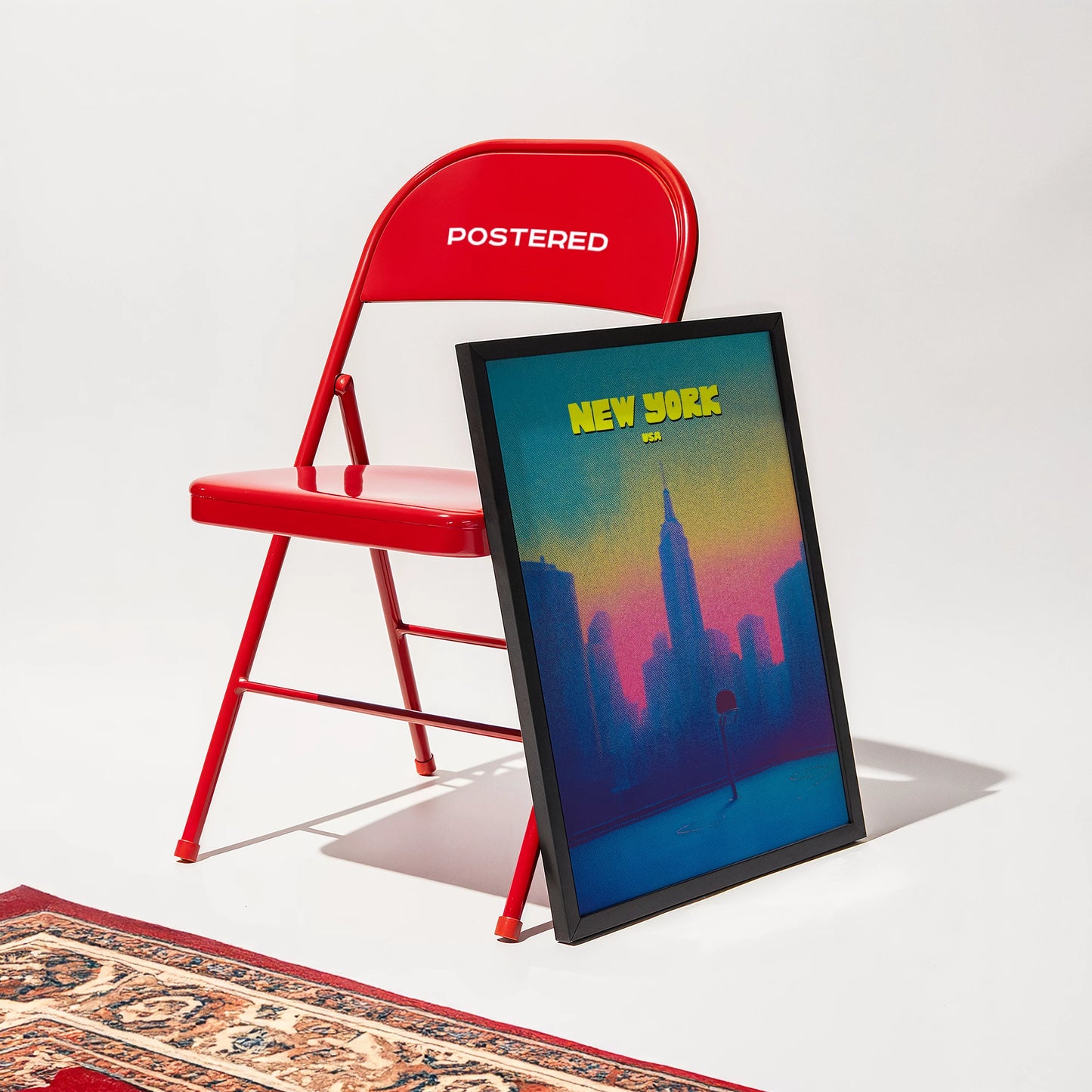 New York Manhattan America Travel Poster