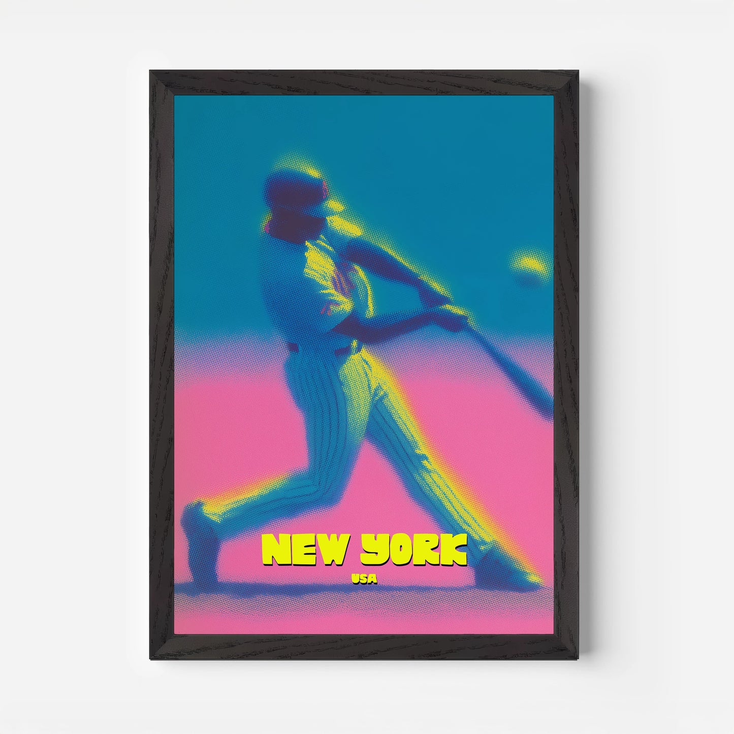 The Mets Baseball New York Manhattan America Travel Poster