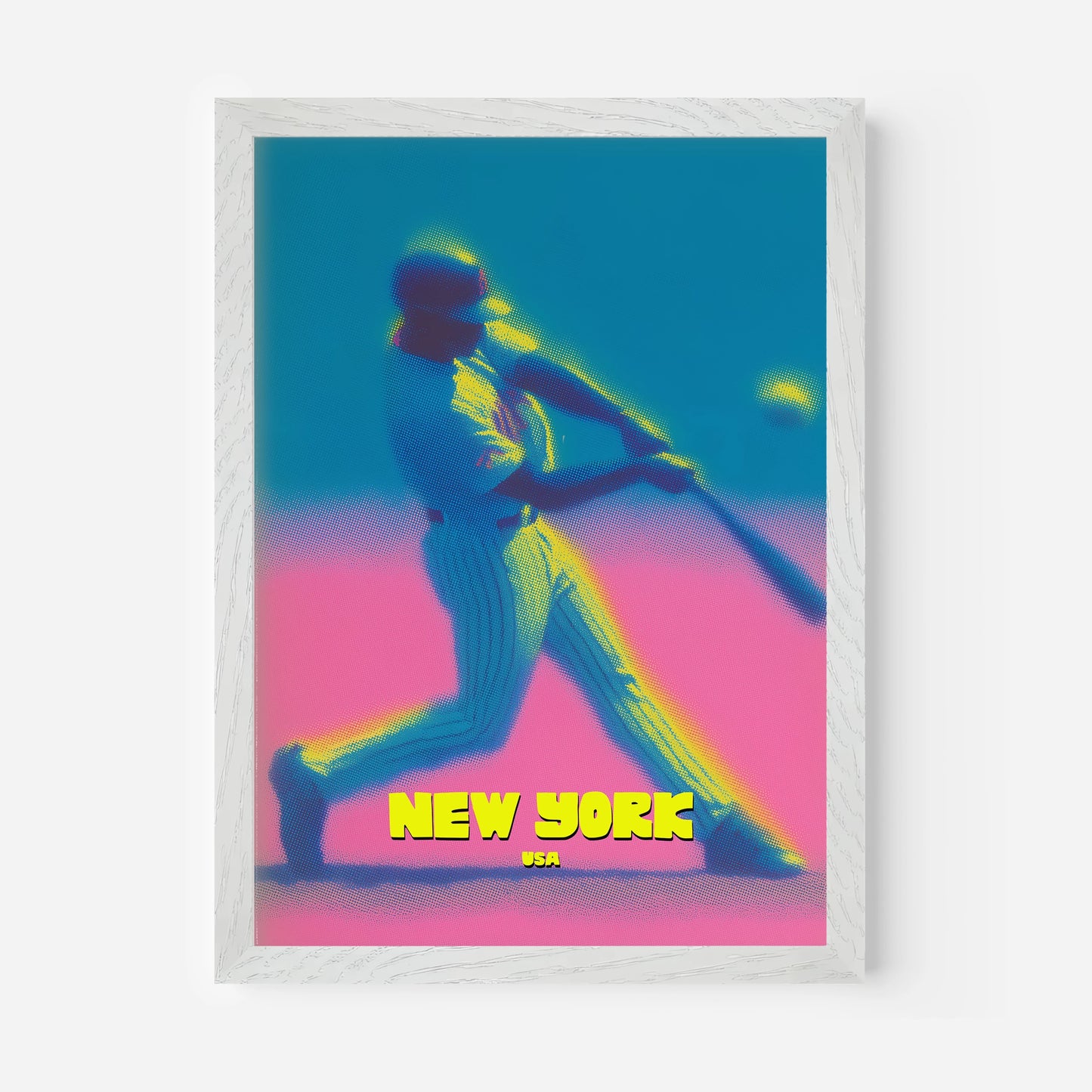 The Mets Baseball New York Manhattan America Travel Poster