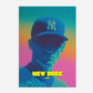 Yankees Baseball New York Manhattan America Travel Poster