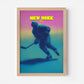 The Rangers Ice Hockey New York Manhattan America Travel Poster