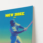 Yankees Baseball New York Manhattan America Travel Poster