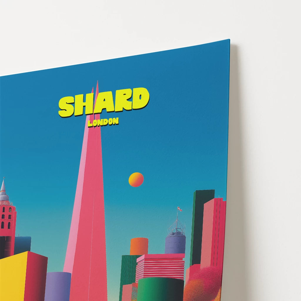 The Shard London England Travel Poster