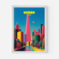The Shard London England Travel Poster