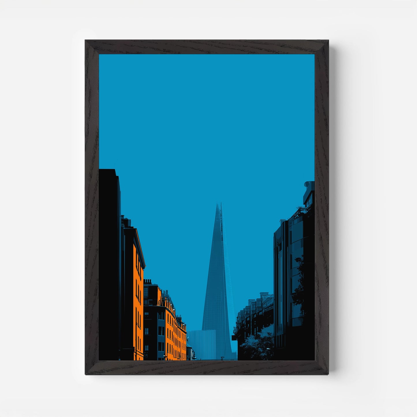 The Shard London England Travel Poster