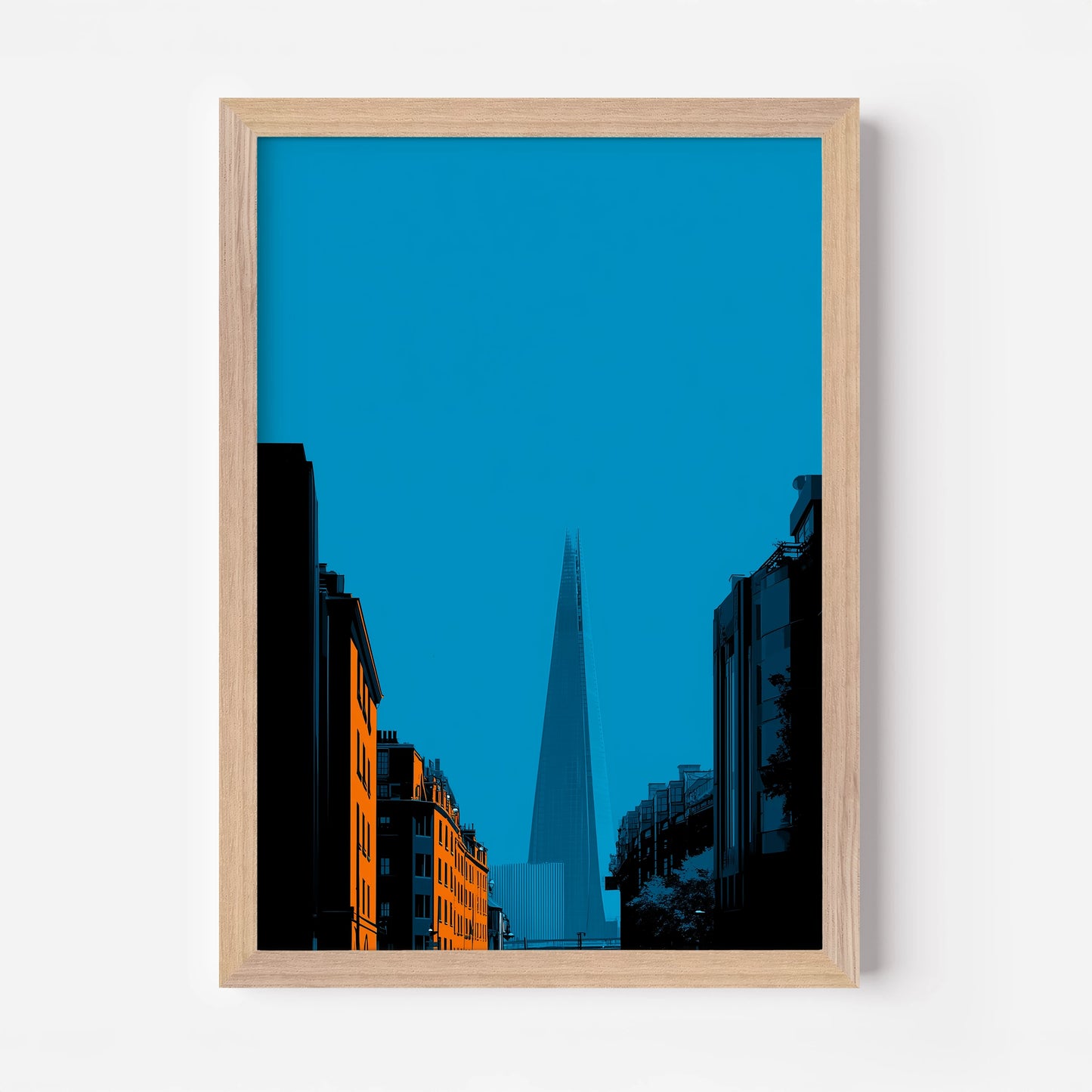 The Shard London England Travel Poster