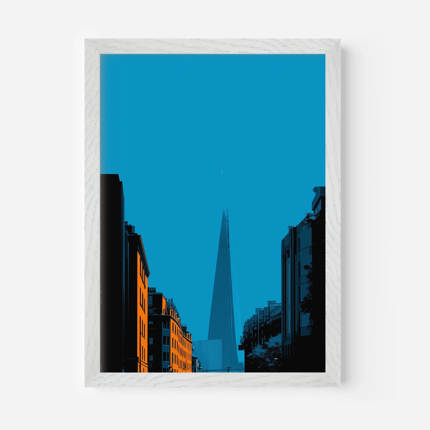 The Shard London England Travel Poster