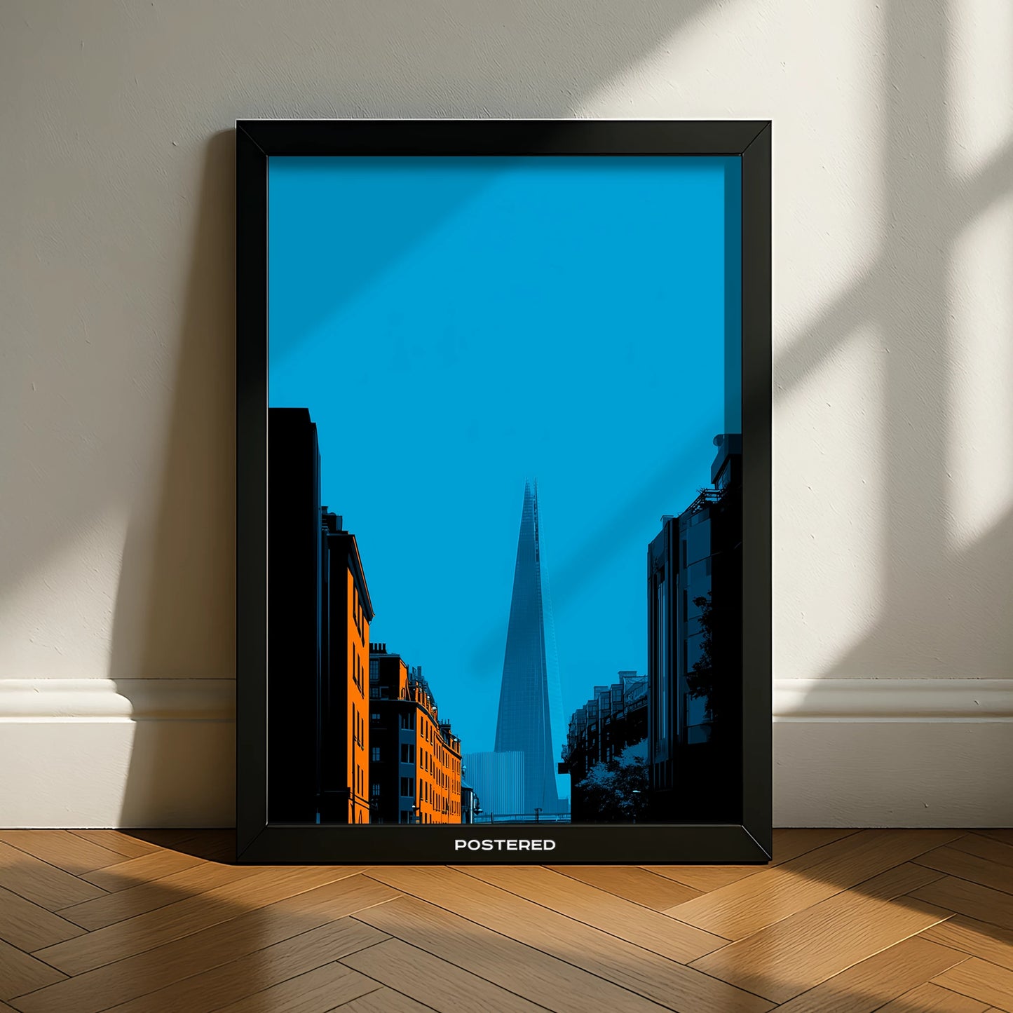The Shard London England Travel Poster