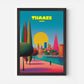 The River Thames London England Travel Poster