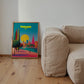 The River Thames London England Travel Poster