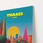 The River Thames London England Travel Poster