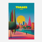 The River Thames London England Travel Poster