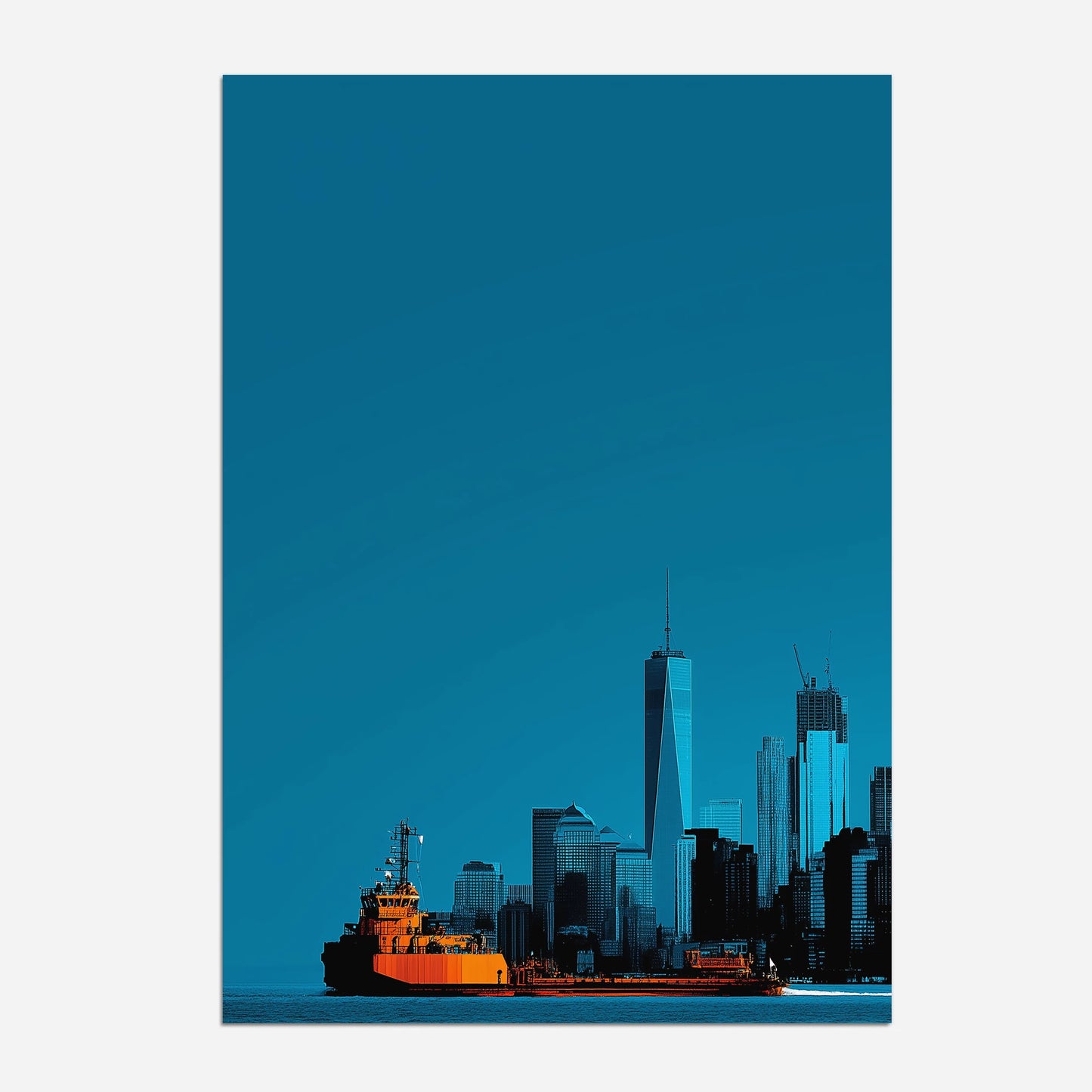 Hudson Yards New York America Travel Poster