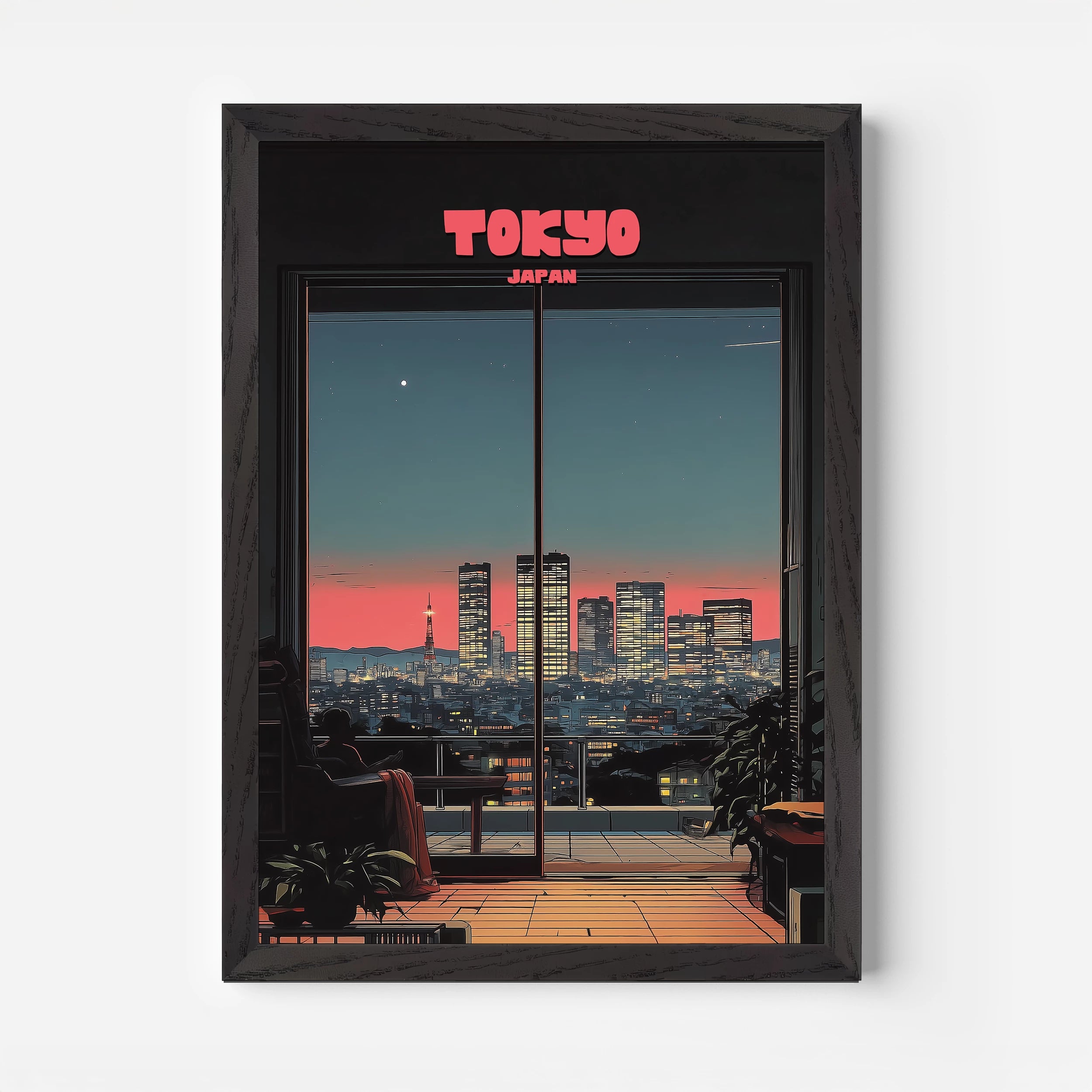 Tokyo Japan Asia Travel Poster