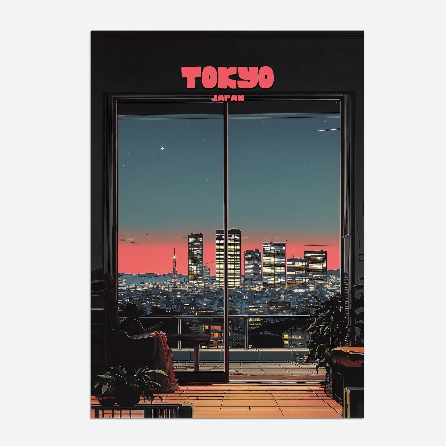 Tokyo Japan Asia Travel Poster