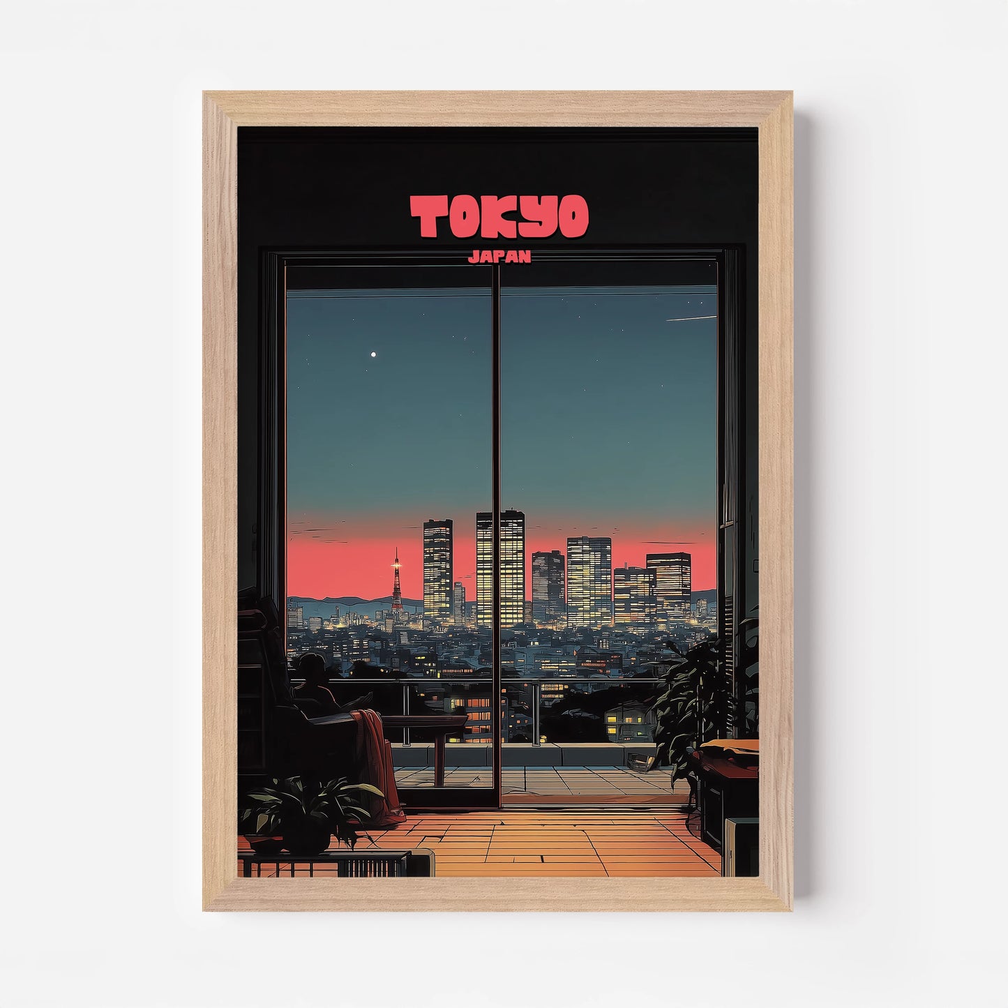 Tokyo Japan Asia Travel Poster